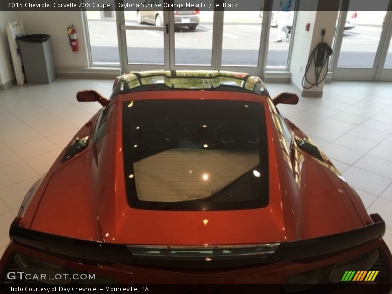 Daytona Sunrise Orange Metallic / Jet Black 2015 Chevrolet Corvette Z06 Coupe