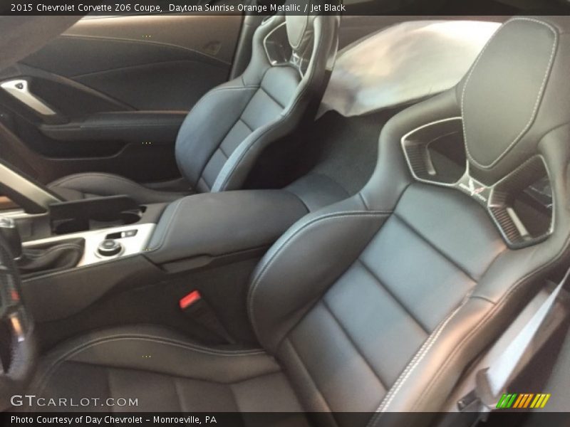 Daytona Sunrise Orange Metallic / Jet Black 2015 Chevrolet Corvette Z06 Coupe