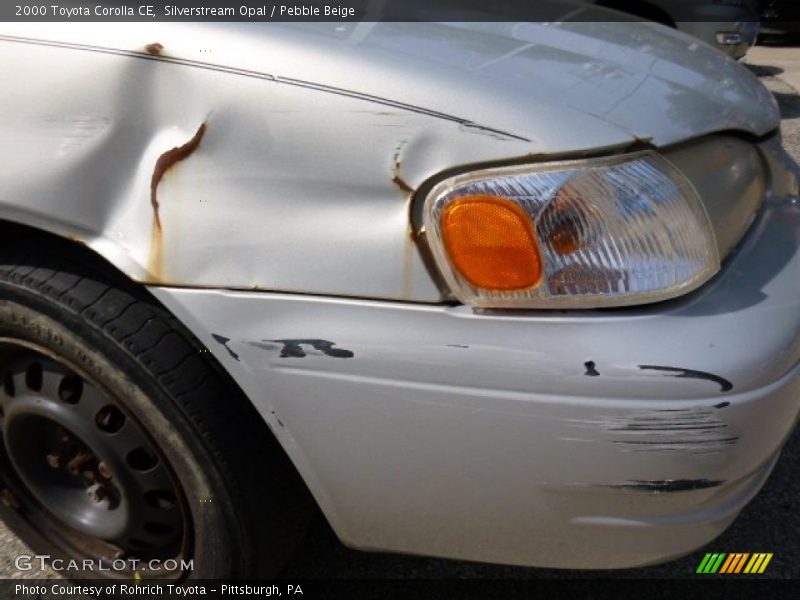 Silverstream Opal / Pebble Beige 2000 Toyota Corolla CE