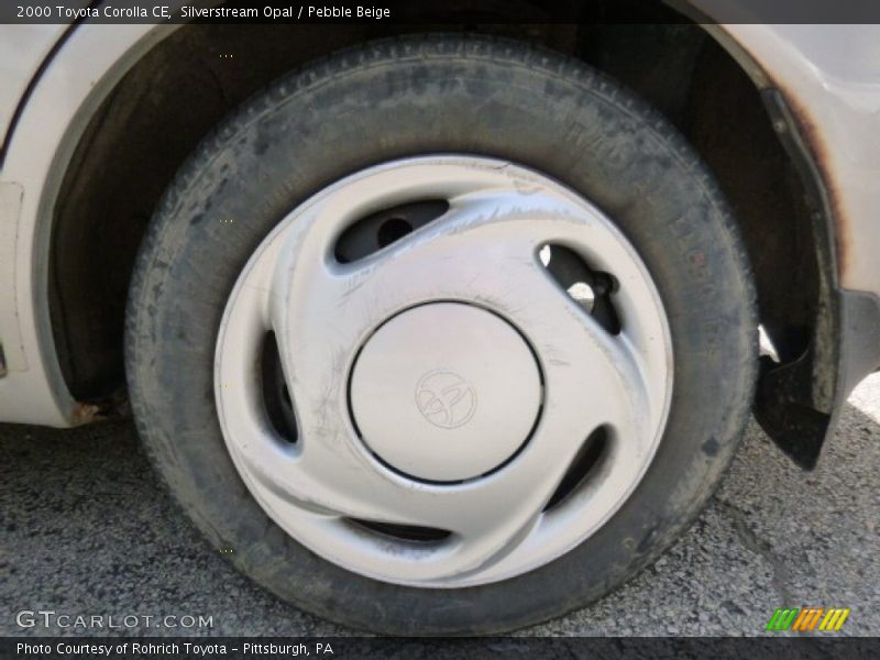 Silverstream Opal / Pebble Beige 2000 Toyota Corolla CE