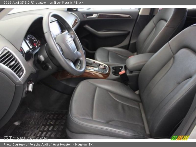 Ice Silver Metallic / Black 2012 Audi Q5 3.2 FSI quattro