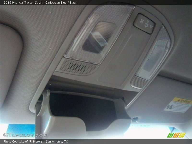 Caribbean Blue / Black 2016 Hyundai Tucson Sport