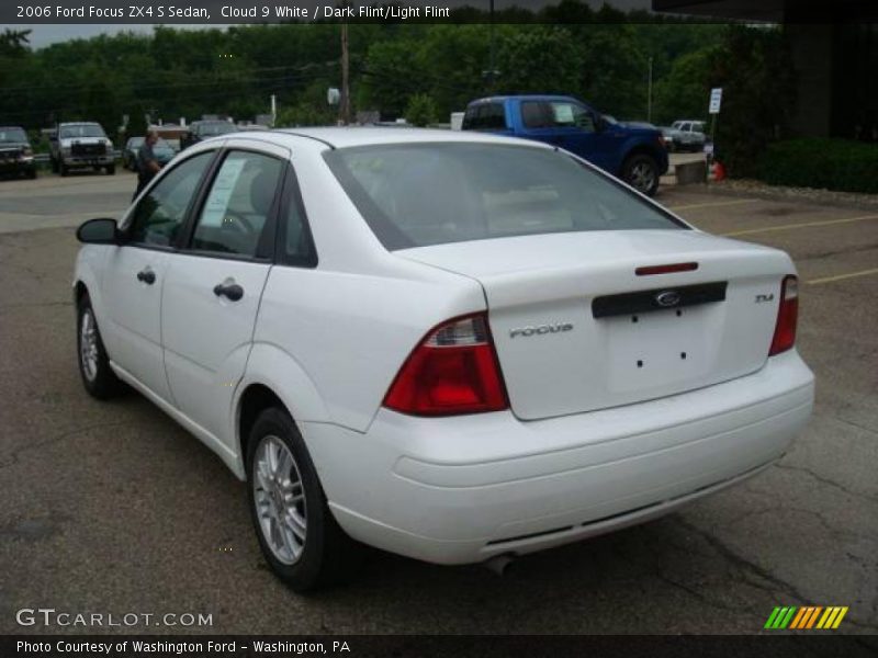 Cloud 9 White / Dark Flint/Light Flint 2006 Ford Focus ZX4 S Sedan