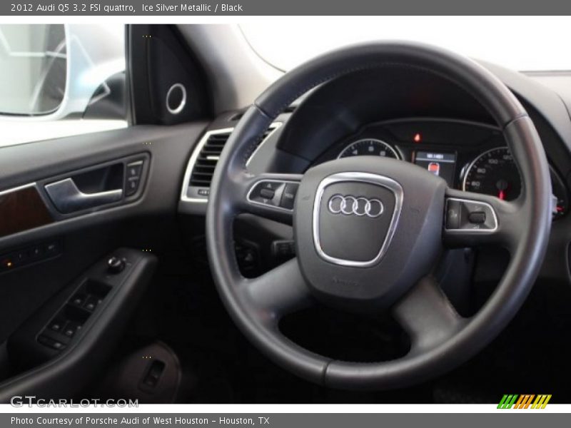 Ice Silver Metallic / Black 2012 Audi Q5 3.2 FSI quattro