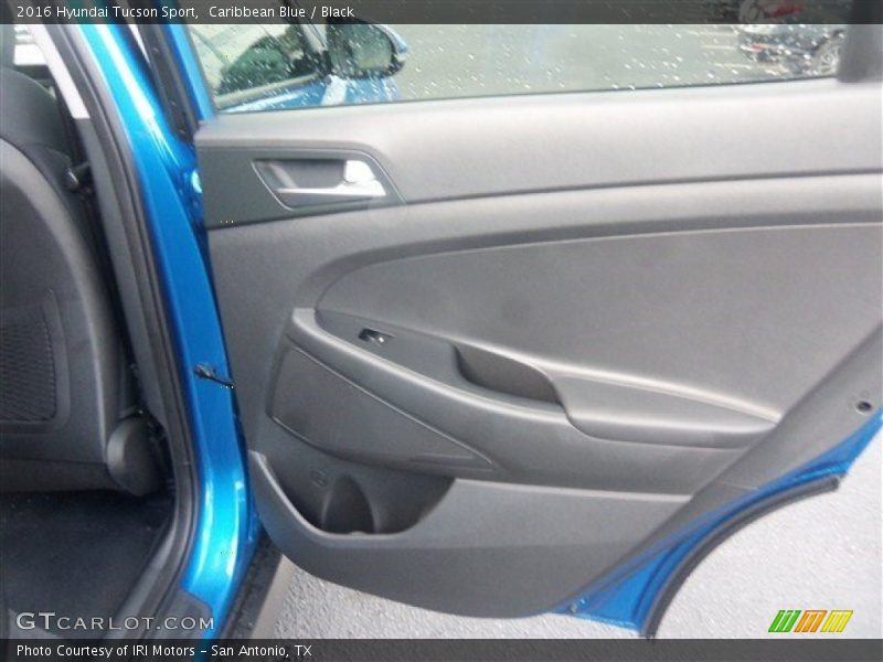 Caribbean Blue / Black 2016 Hyundai Tucson Sport