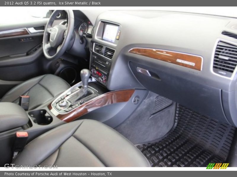 Ice Silver Metallic / Black 2012 Audi Q5 3.2 FSI quattro