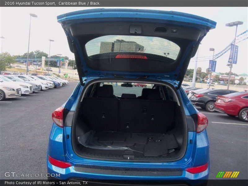 Caribbean Blue / Black 2016 Hyundai Tucson Sport