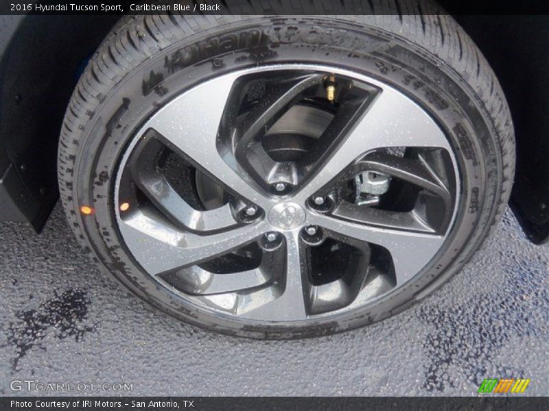 Caribbean Blue / Black 2016 Hyundai Tucson Sport