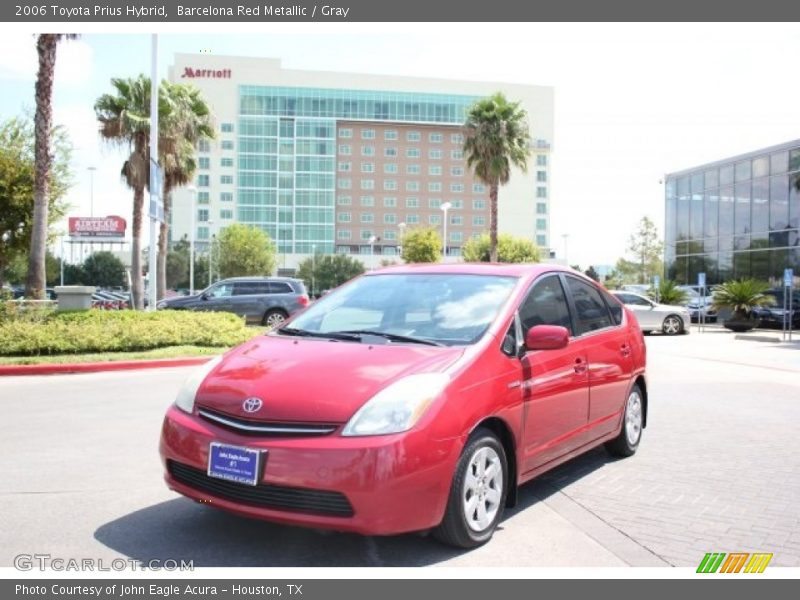 Barcelona Red Metallic / Gray 2006 Toyota Prius Hybrid