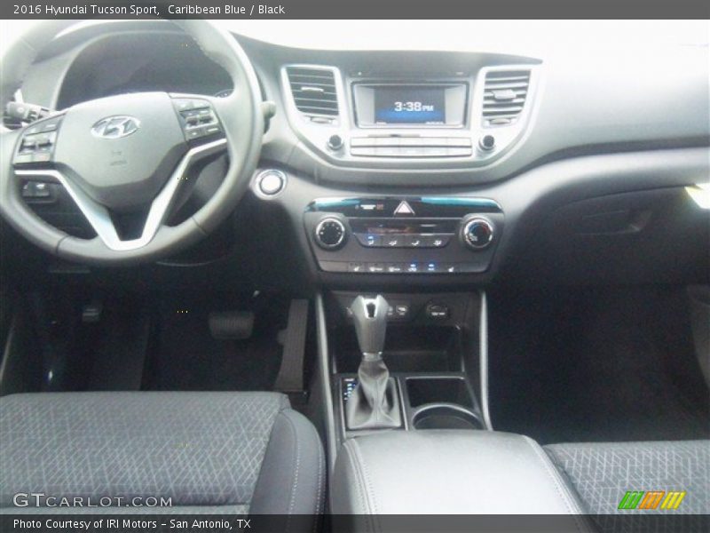 Caribbean Blue / Black 2016 Hyundai Tucson Sport