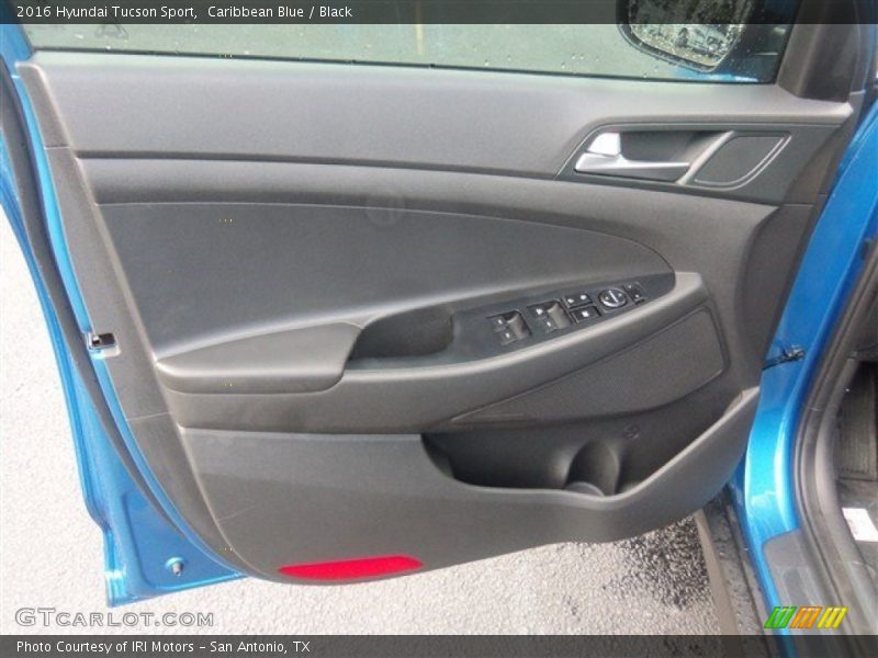 Caribbean Blue / Black 2016 Hyundai Tucson Sport