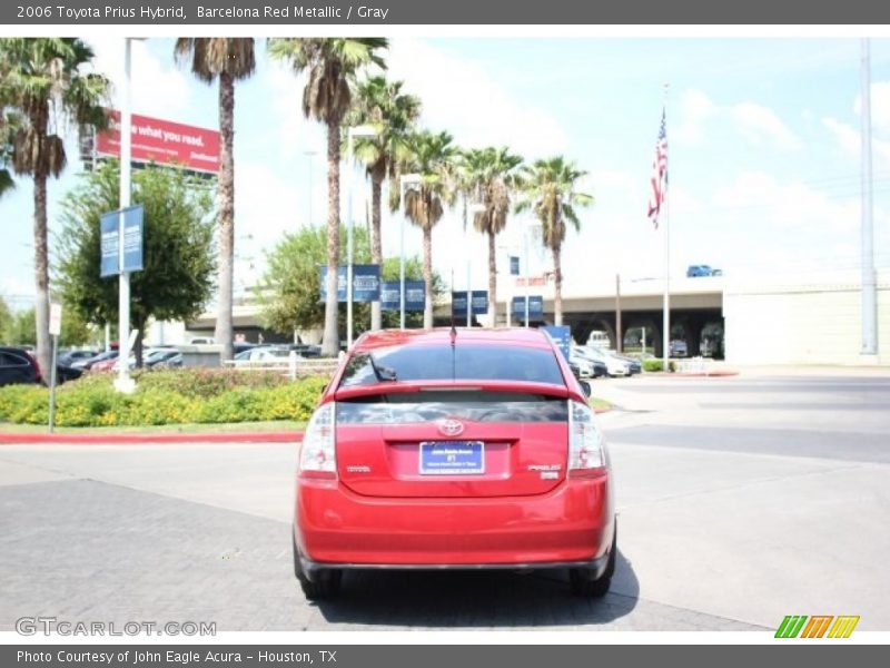 Barcelona Red Metallic / Gray 2006 Toyota Prius Hybrid