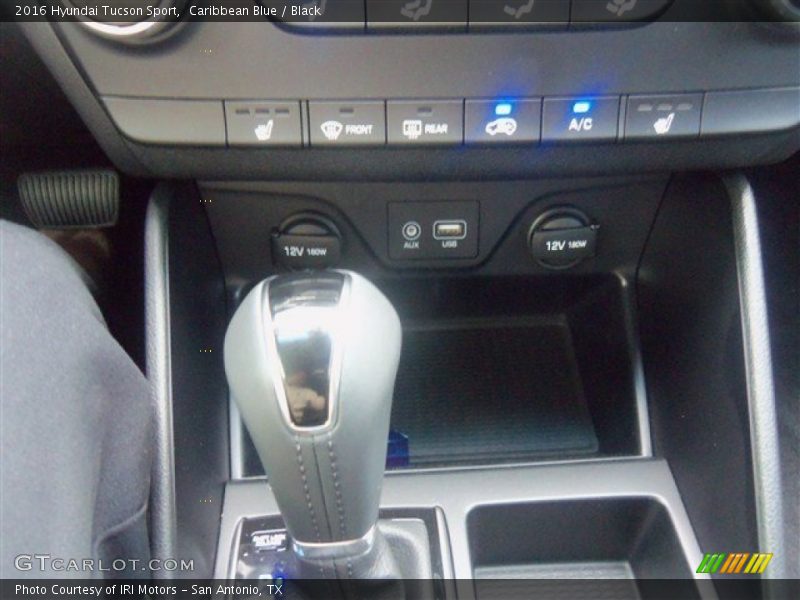 Caribbean Blue / Black 2016 Hyundai Tucson Sport