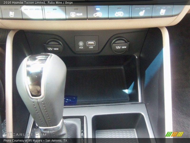 Ruby Wine / Beige 2016 Hyundai Tucson Limited