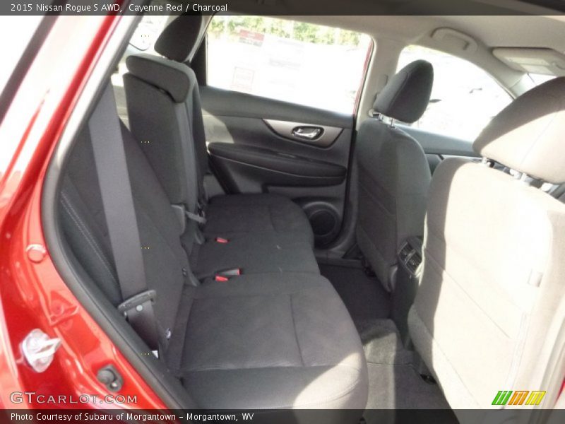 Cayenne Red / Charcoal 2015 Nissan Rogue S AWD
