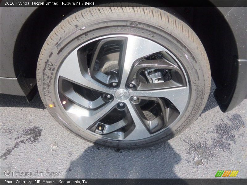Ruby Wine / Beige 2016 Hyundai Tucson Limited