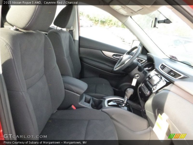 Cayenne Red / Charcoal 2015 Nissan Rogue S AWD