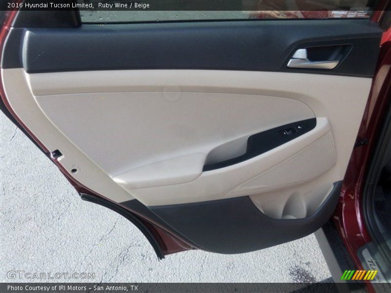 Ruby Wine / Beige 2016 Hyundai Tucson Limited