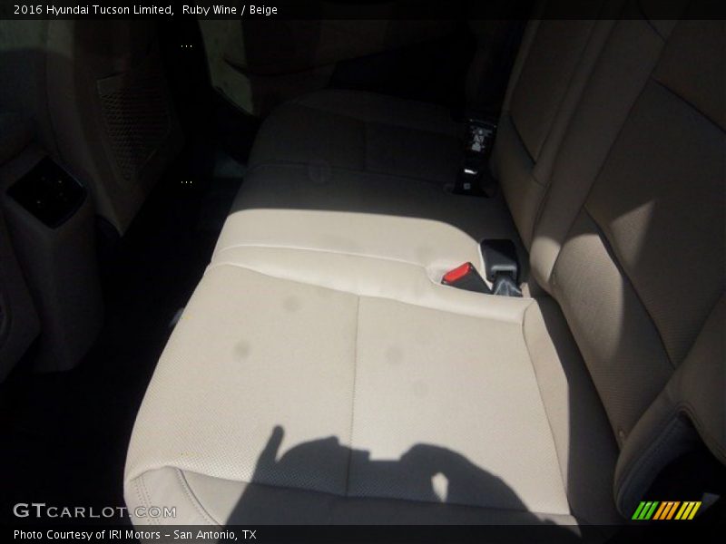 Ruby Wine / Beige 2016 Hyundai Tucson Limited