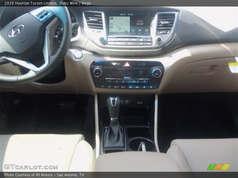 Ruby Wine / Beige 2016 Hyundai Tucson Limited