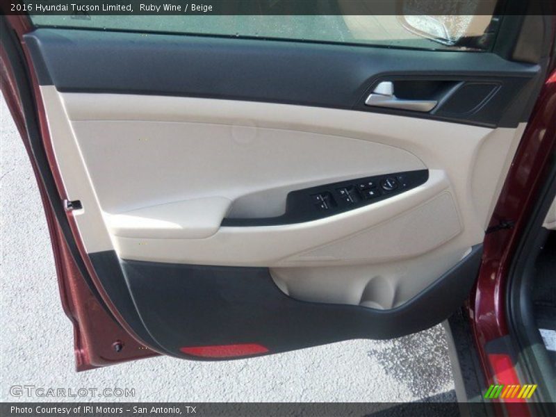 Ruby Wine / Beige 2016 Hyundai Tucson Limited