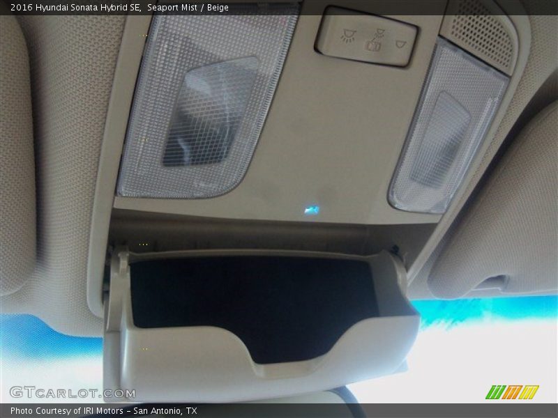 Seaport Mist / Beige 2016 Hyundai Sonata Hybrid SE