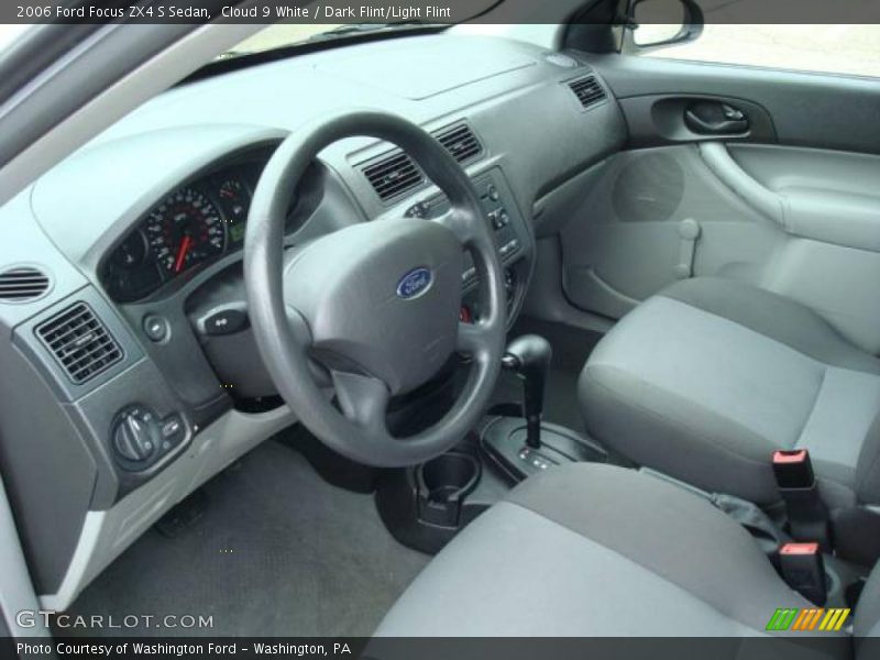 Cloud 9 White / Dark Flint/Light Flint 2006 Ford Focus ZX4 S Sedan