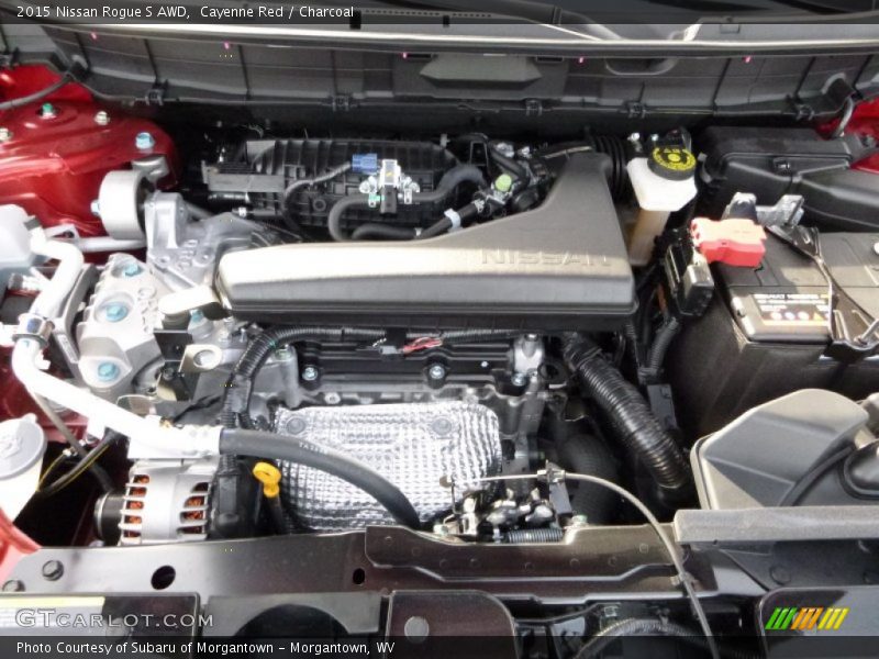 Cayenne Red / Charcoal 2015 Nissan Rogue S AWD