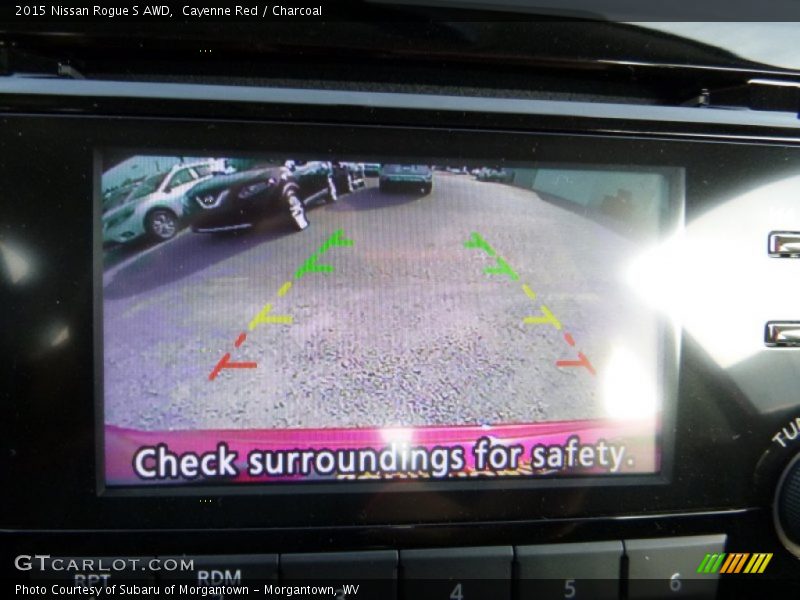 Cayenne Red / Charcoal 2015 Nissan Rogue S AWD