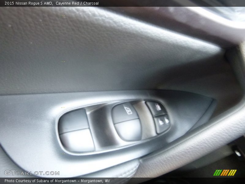 Cayenne Red / Charcoal 2015 Nissan Rogue S AWD