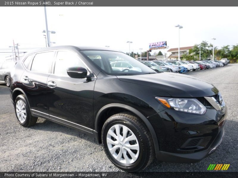 Super Black / Charcoal 2015 Nissan Rogue S AWD