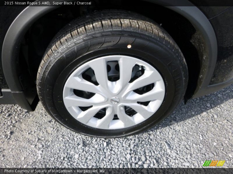 Super Black / Charcoal 2015 Nissan Rogue S AWD