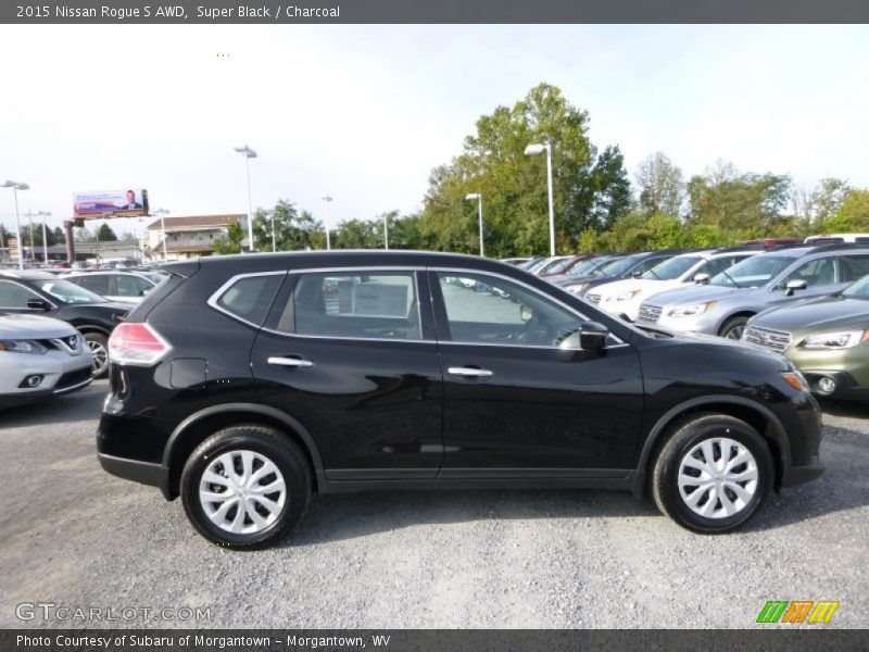 Super Black / Charcoal 2015 Nissan Rogue S AWD