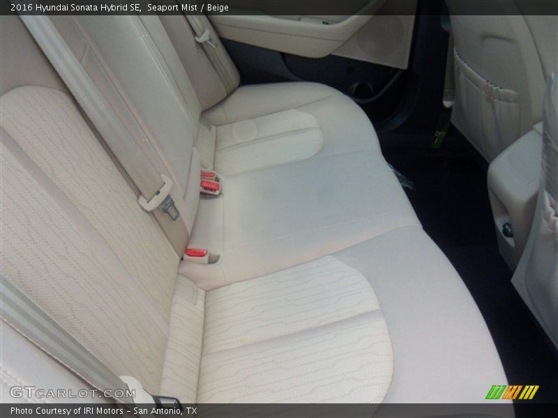 Seaport Mist / Beige 2016 Hyundai Sonata Hybrid SE