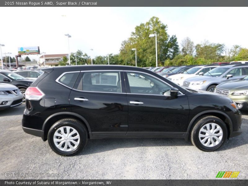 Super Black / Charcoal 2015 Nissan Rogue S AWD