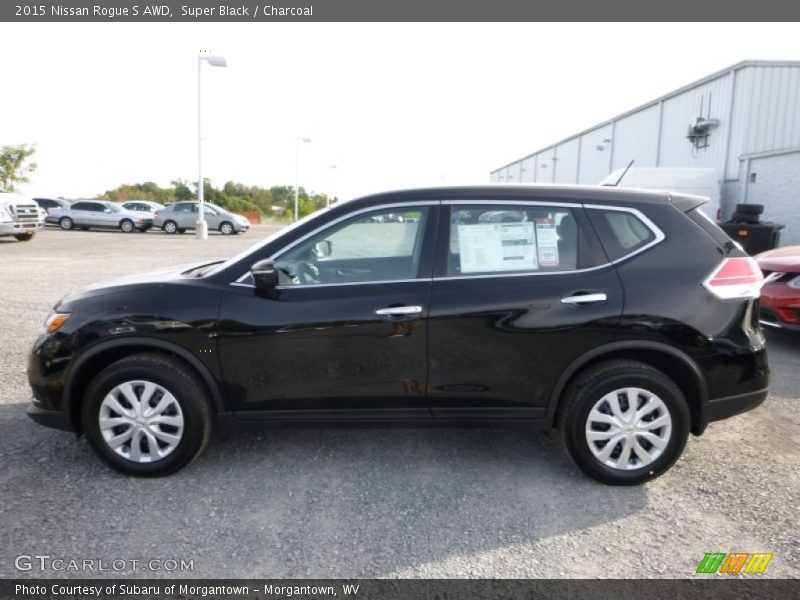 Super Black / Charcoal 2015 Nissan Rogue S AWD