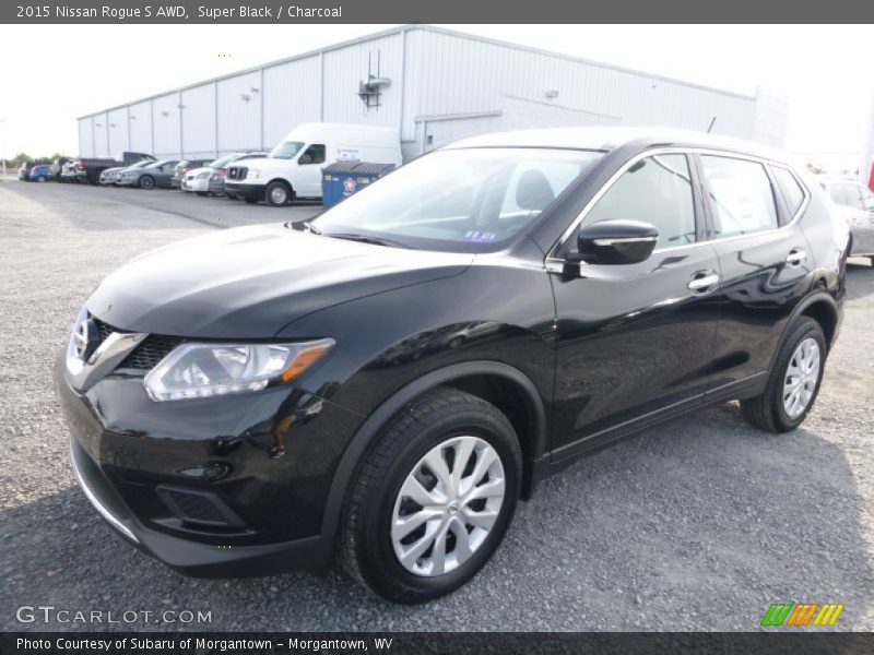 Super Black / Charcoal 2015 Nissan Rogue S AWD