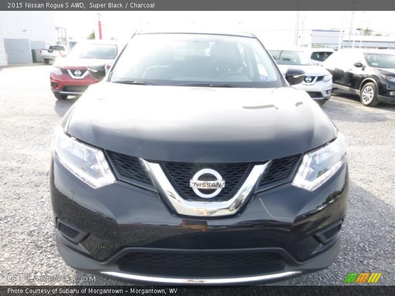 Super Black / Charcoal 2015 Nissan Rogue S AWD