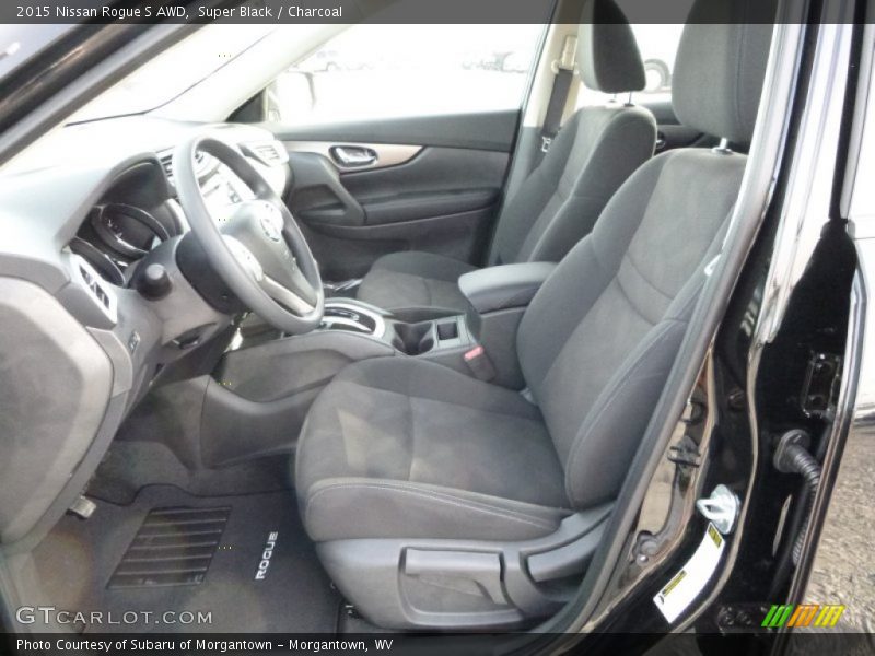 Super Black / Charcoal 2015 Nissan Rogue S AWD