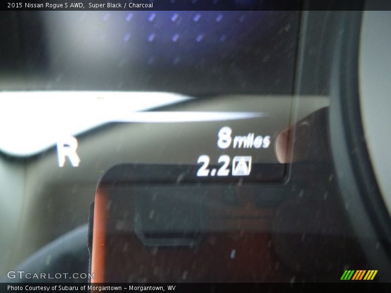 Super Black / Charcoal 2015 Nissan Rogue S AWD
