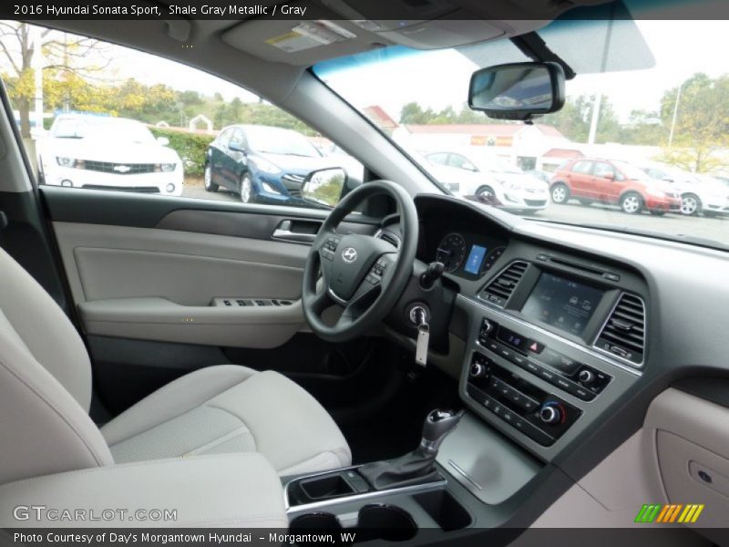 Shale Gray Metallic / Gray 2016 Hyundai Sonata Sport