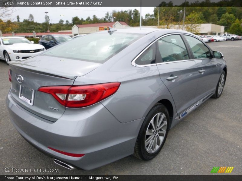 Shale Gray Metallic / Gray 2016 Hyundai Sonata Sport