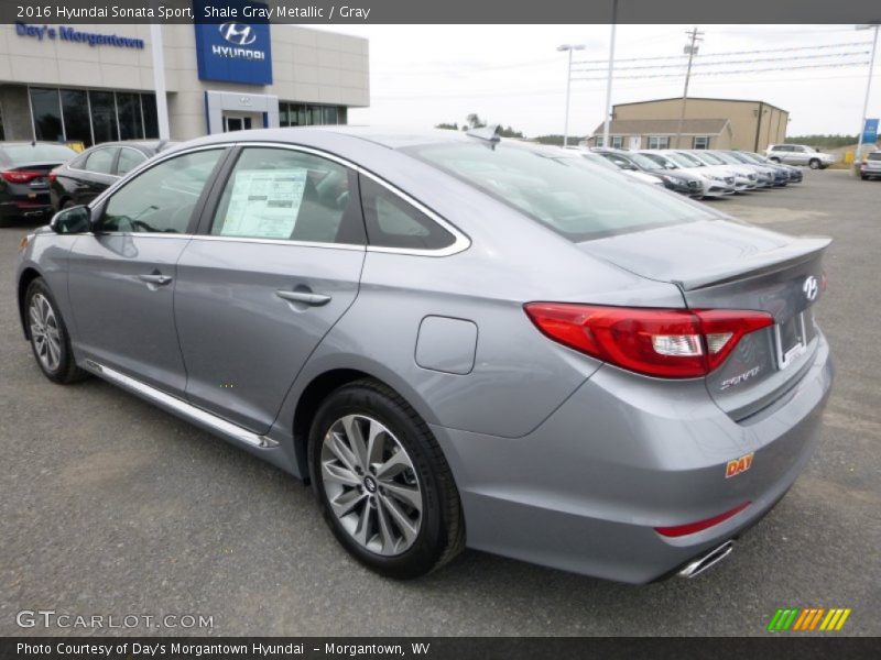 Shale Gray Metallic / Gray 2016 Hyundai Sonata Sport