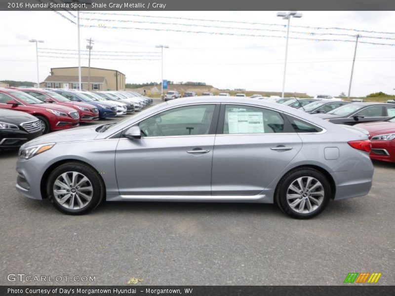 Shale Gray Metallic / Gray 2016 Hyundai Sonata Sport