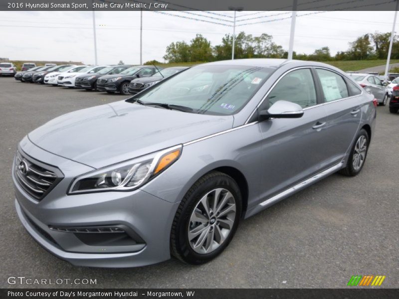 Shale Gray Metallic / Gray 2016 Hyundai Sonata Sport