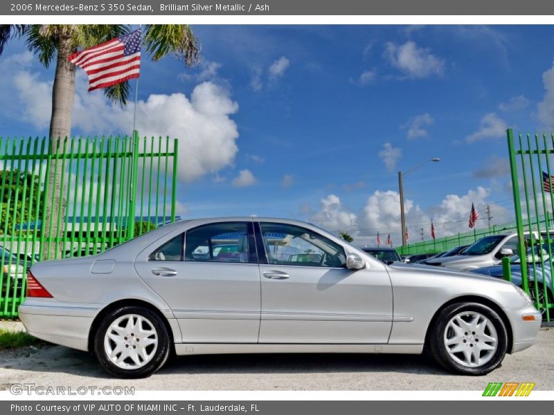 Brilliant Silver Metallic / Ash 2006 Mercedes-Benz S 350 Sedan