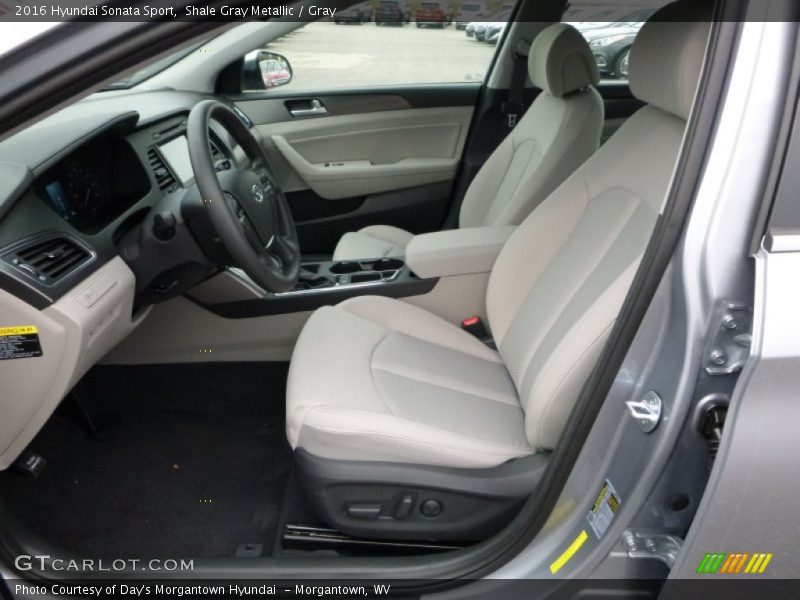 Shale Gray Metallic / Gray 2016 Hyundai Sonata Sport