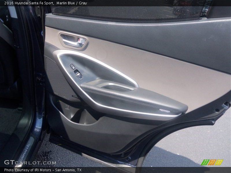 Marlin Blue / Gray 2016 Hyundai Santa Fe Sport