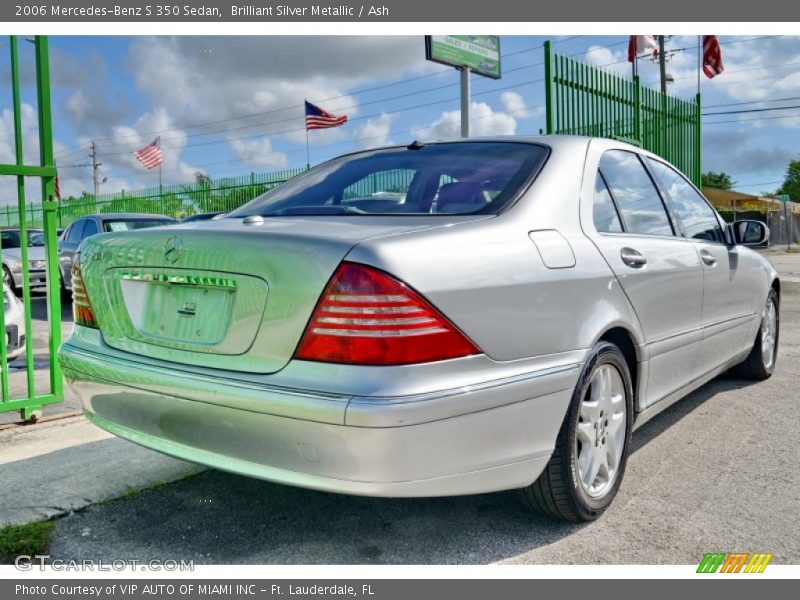 Brilliant Silver Metallic / Ash 2006 Mercedes-Benz S 350 Sedan