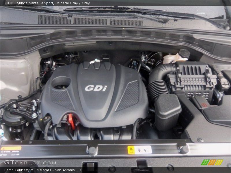  2016 Santa Fe Sport  Engine - 2.4 Liter GDI DOHC 16-Valve D-CVVT 4 Cylinder